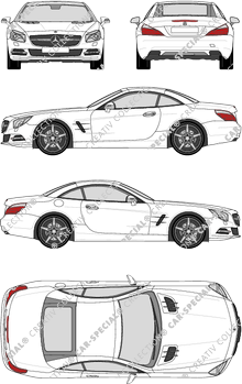 Mercedes-Benz SL, 2012–2020 (Merc_507)