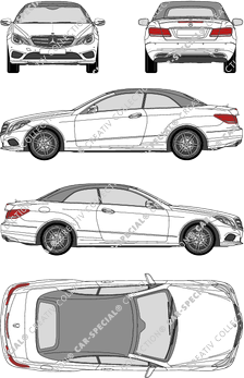 Mercedes-Benz E-Klasse Convertible, 2013–2017 (Merc_549)