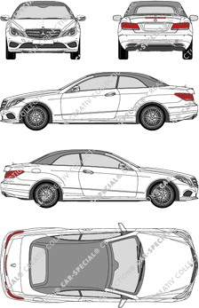 Mercedes-Benz E-Klasse Cabriolet, 2013–2017 (Merc_549)