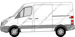 Mercedes-Benz Sprinter fourgon, 2009–2013