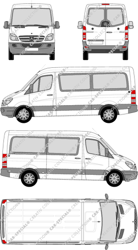 Mercedes-Benz Sprinter Kleinbus, 2009–2013 (Merc_570)