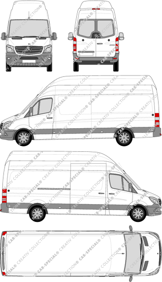 Mercedes-Benz Sprinter Kastenwagen, 2013–2018 (Merc_630)