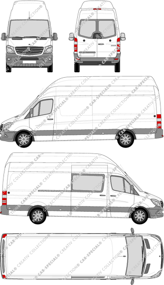 Mercedes-Benz Sprinter fourgon, 2013–2018 (Merc_632)