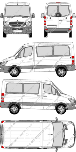 Mercedes-Benz Sprinter, 2013–2018 (Merc_646)