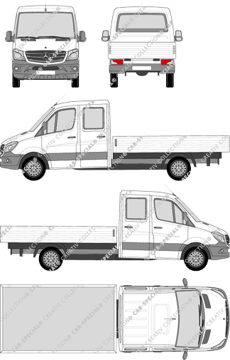Mercedes-Benz Sprinter, 2013–2018 (Merc_661)
