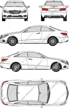 Mercedes-Benz E-Klasse Coupé, 2013–2017 (Merc_668)