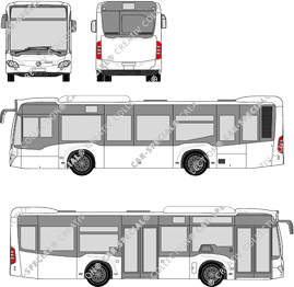 Mercedes-Benz Citaro bus, from 2013 (Merc_688)