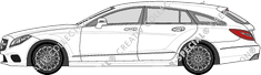 Mercedes-Benz CLS Shooting Brake combi, 2014–2017