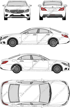 Mercedes-Benz CLS, 2014–2017 (Merc_701)