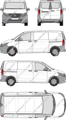 Mercedes-Benz Vito Kastenwagen, 2014–2023 (Merc_709)