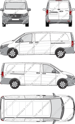 Mercedes-Benz Vito furgone, 2014–2023 (Merc_723)