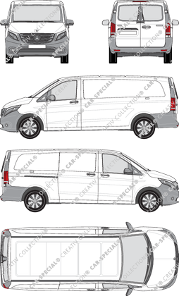 Mercedes-Benz Vito furgone, 2014–2023 (Merc_724)