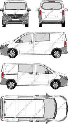 Mercedes-Benz Vito Mixto, 2014–2023 (Merc_726)
