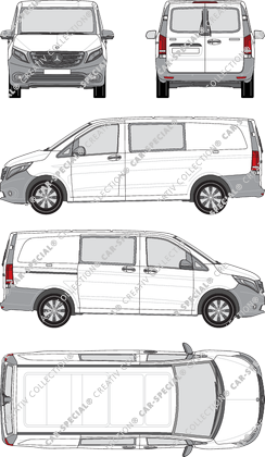 Mercedes-Benz Vito Mixto Kastenwagen, 2014–2023 (Merc_732)