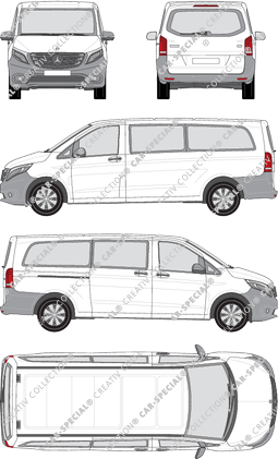 Mercedes-Benz Vito Tourer camionnette, 2014–2023 (Merc_746)