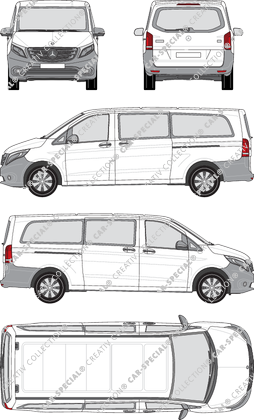 Mercedes-Benz Vito Tourer camionnette, 2014–2023 (Merc_747)