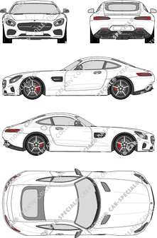 Mercedes-Benz AMG GT, 2015–2018 (Merc_750)