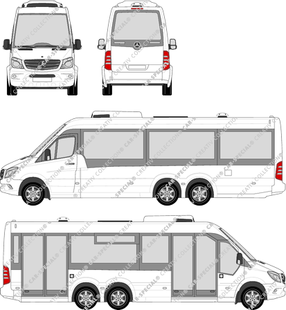 Mercedes-Benz Sprinter City 77 minibus, current (since 2014) (Merc_751)