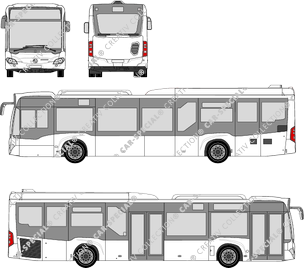 Mercedes-Benz Citaro bus, from 2014 (Merc_752)