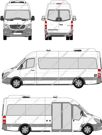 Mercedes-Benz Sprinter City 35 minibus, current (since 2014) (Merc_753)