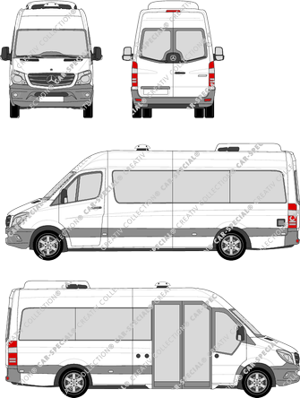 Mercedes-Benz Sprinter City 35 microbús, actual (desde 2014) (Merc_753)