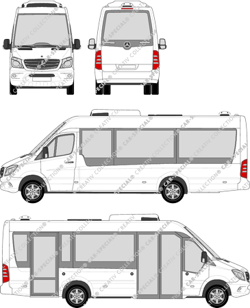 Mercedes-Benz Sprinter City 65, 2014–2018 (Merc_754)