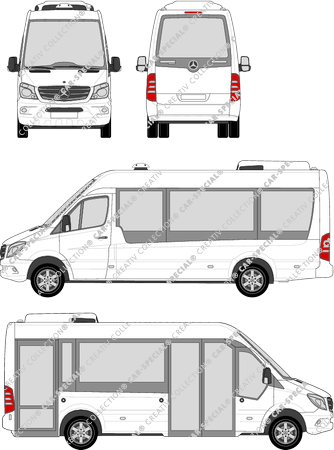 Mercedes-Benz Sprinter City 65 K Kleinbus, attuale (a partire da 2014) (Merc_755)