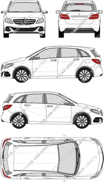 Mercedes-Benz B-Klasse Sports Tourer electric drive