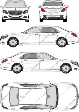 Mercedes-Benz Maybach berlina, attuale (a partire da 2015) (Merc_764)