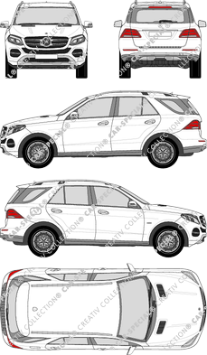 Mercedes-Benz GLE, 2015–2018 (Merc_768)