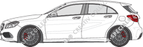 Mercedes-Benz A-Klasse Kompaktlimousine Hatchback, 2015–2018