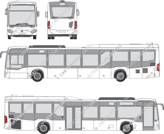 Mercedes-Benz Citaro bus, from 2014 (Merc_780)