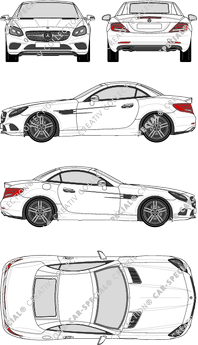 Mercedes-Benz SLC, 2016–2020 (Merc_784)