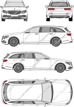 Mercedes-Benz E-Klasse T-Modell combi, 2016–2020 (Merc_786)