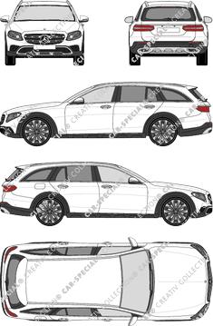 Mercedes-Benz E-Klasse T-Modell All-Terrain, All-Terrain, T-Modell, 5 Doors (2017)