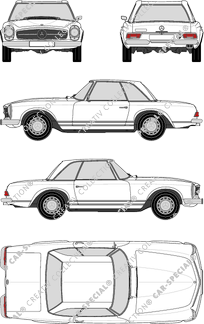 Mercedes-Benz SL, 1963–1971 (Merc_791)