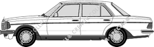 Mercedes-Benz W123 limusina, 1976–1986