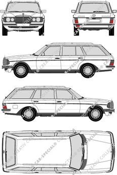 Mercedes-Benz W123 T-Modell, 1978–1986 (Merc_794)