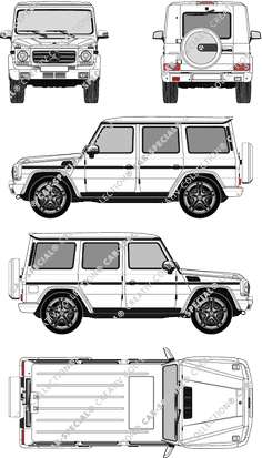 Mercedes-Benz G-Klasse Station wagon, 2012–2018 (Merc_798)