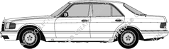 Mercedes-Benz S-Klasse limusina, 1979–1991