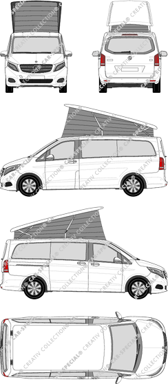 Mercedes-Benz Marco Polo Camper, 2015–2023 (Merc_802)