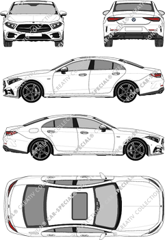 Mercedes-Benz CLS, 2018–2021 (Merc_806)
