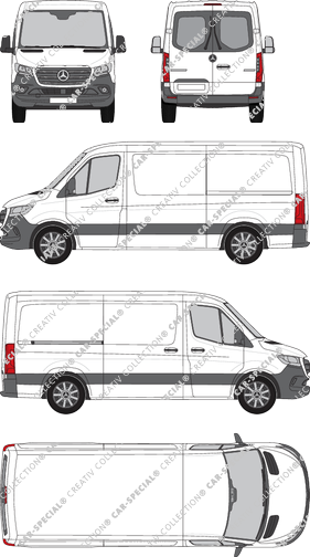 Mercedes-Benz Sprinter, current (since 2018) (Merc_819)
