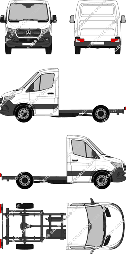 Mercedes-Benz Sprinter Chassis for superstructures, current (since 2018) (Merc_831)