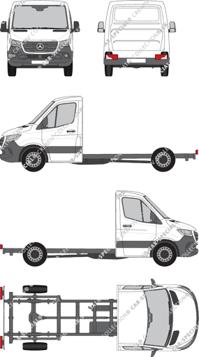 Mercedes-Benz Sprinter Chassis for superstructures, current (since 2018) (Merc_832)