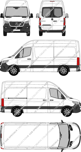 Mercedes-Benz Sprinter van/transporter, current (since 2018) (Merc_837)