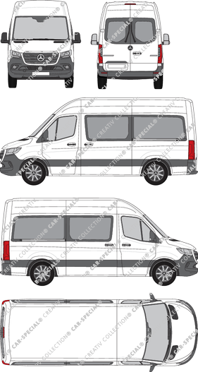 Mercedes-Benz Sprinter Tourer camionnette, actuel (depuis 2018) (Merc_842)