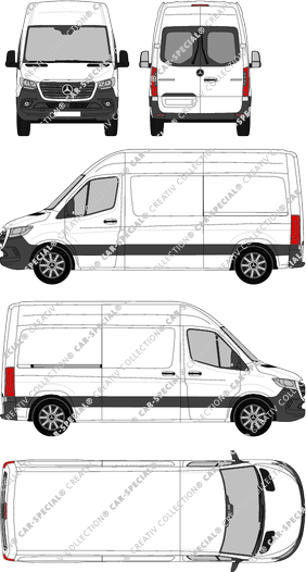 Mercedes-Benz Sprinter, current (since 2018) (Merc_845)