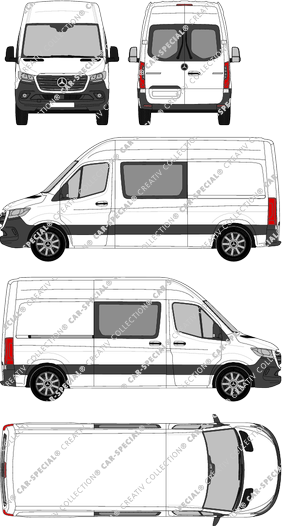 Mercedes-Benz Sprinter van/transporter, current (since 2018) (Merc_847)