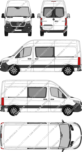 Mercedes-Benz Sprinter van/transporter, current (since 2018) (Merc_848)